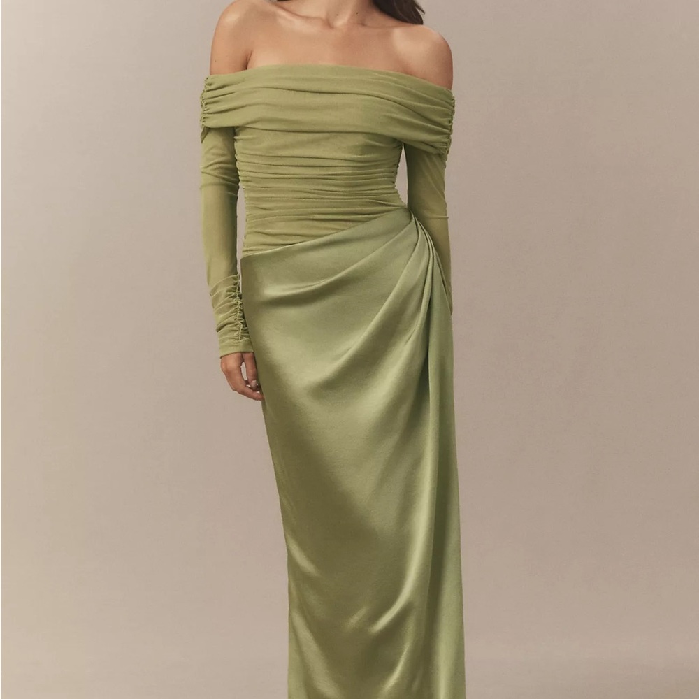 BHLDN One Shoulder Dress